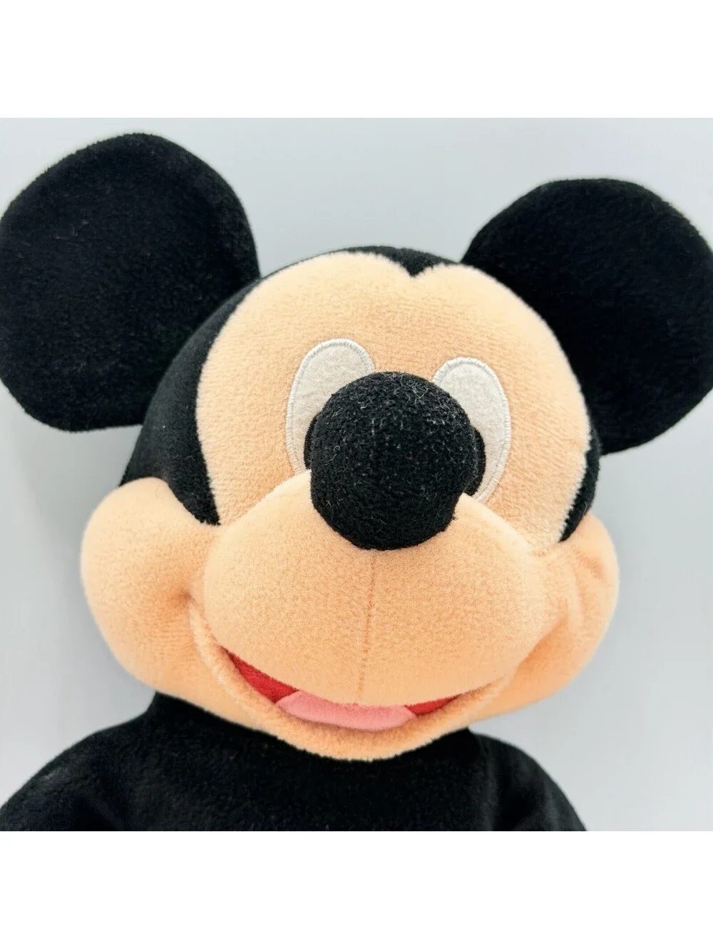 Disney Mickey Mouse Plush Stuffed Animal Just Play Red Shorts Embroidered 12